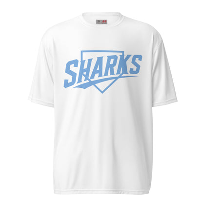 Active | Moisture Wicking Shirt | The Sharks Baseball Team | Crest Logo