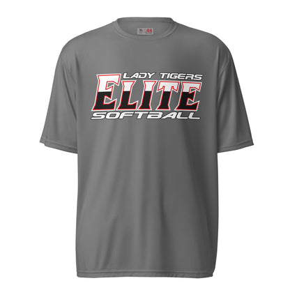 Active | Moisture Wicking Shirt | Tigers Elite Softball | Modern Script Logo