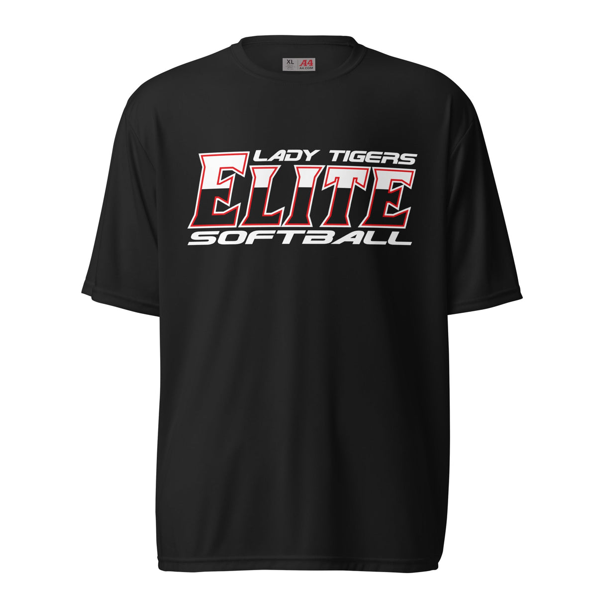 Active | Moisture Wicking Shirt | Tigers Elite Softball | Modern Script Logo