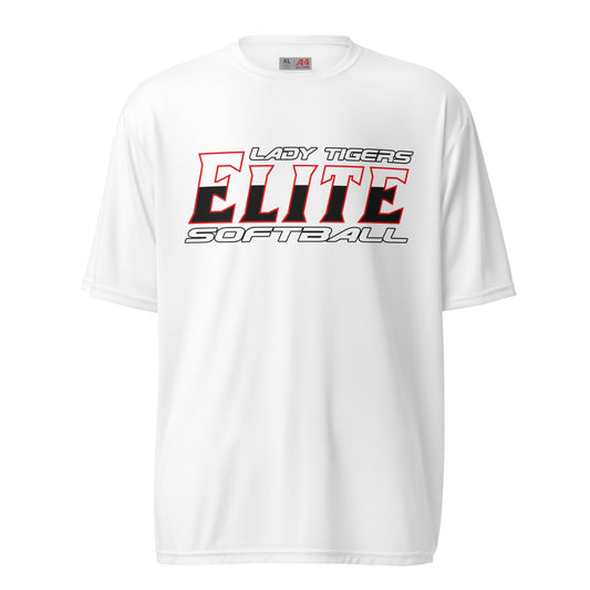 Active | Moisture Wicking Shirt | Tigers Elite Softball | Modern Script Logo