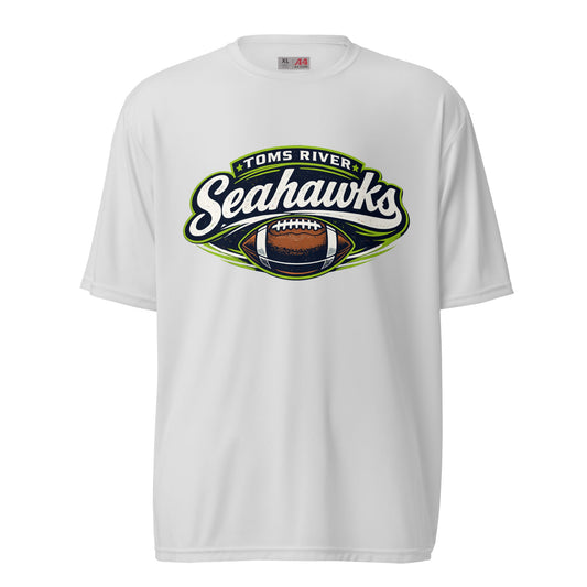 Active | Moisture Wicking Shirt | Toms River Seahawks | Football Emblem Logo