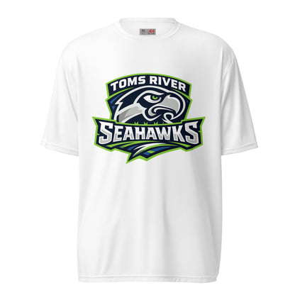 Active | Moisture Wicking Shirt | Toms River Seahawks | Mascot Script Logo