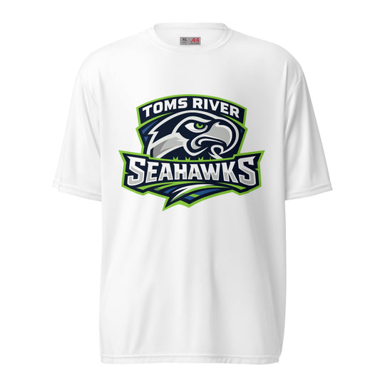 Active | Moisture Wicking Shirt | Toms River Seahawks | Mascot Script Logo