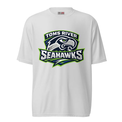 Active | Moisture Wicking Shirt | Toms River Seahawks | Mascot Script Logo