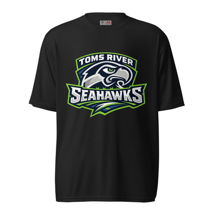Active | Moisture Wicking Shirt | Toms River Seahawks | Mascot Script Logo