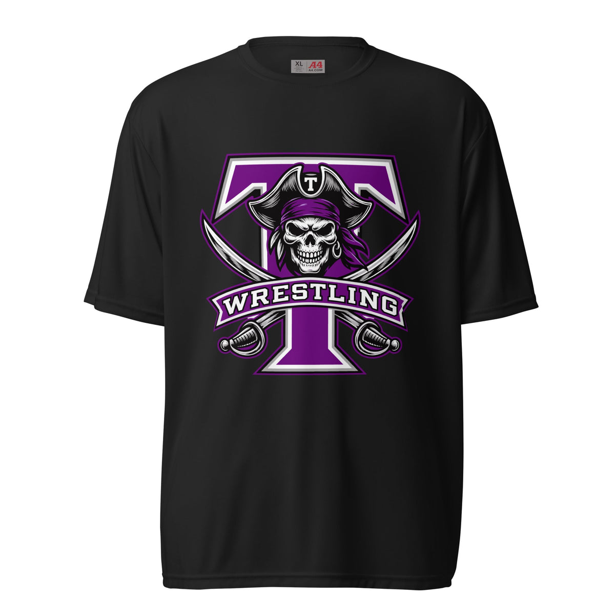 Active | Moisture Wicking Shirt | Tottenville wrestling club | Emblem Logo