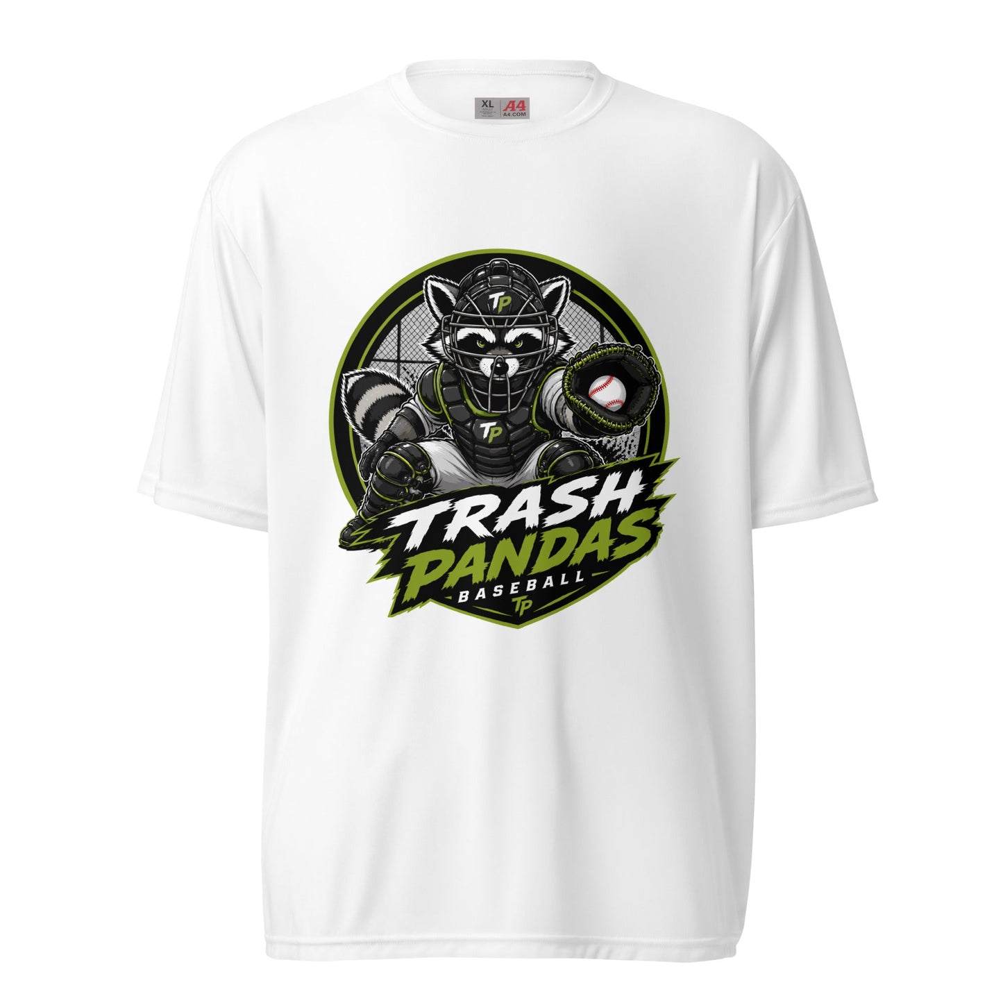 Active | Moisture Wicking Shirt | Trash Pandas Baseball Organization | Athletics Logo