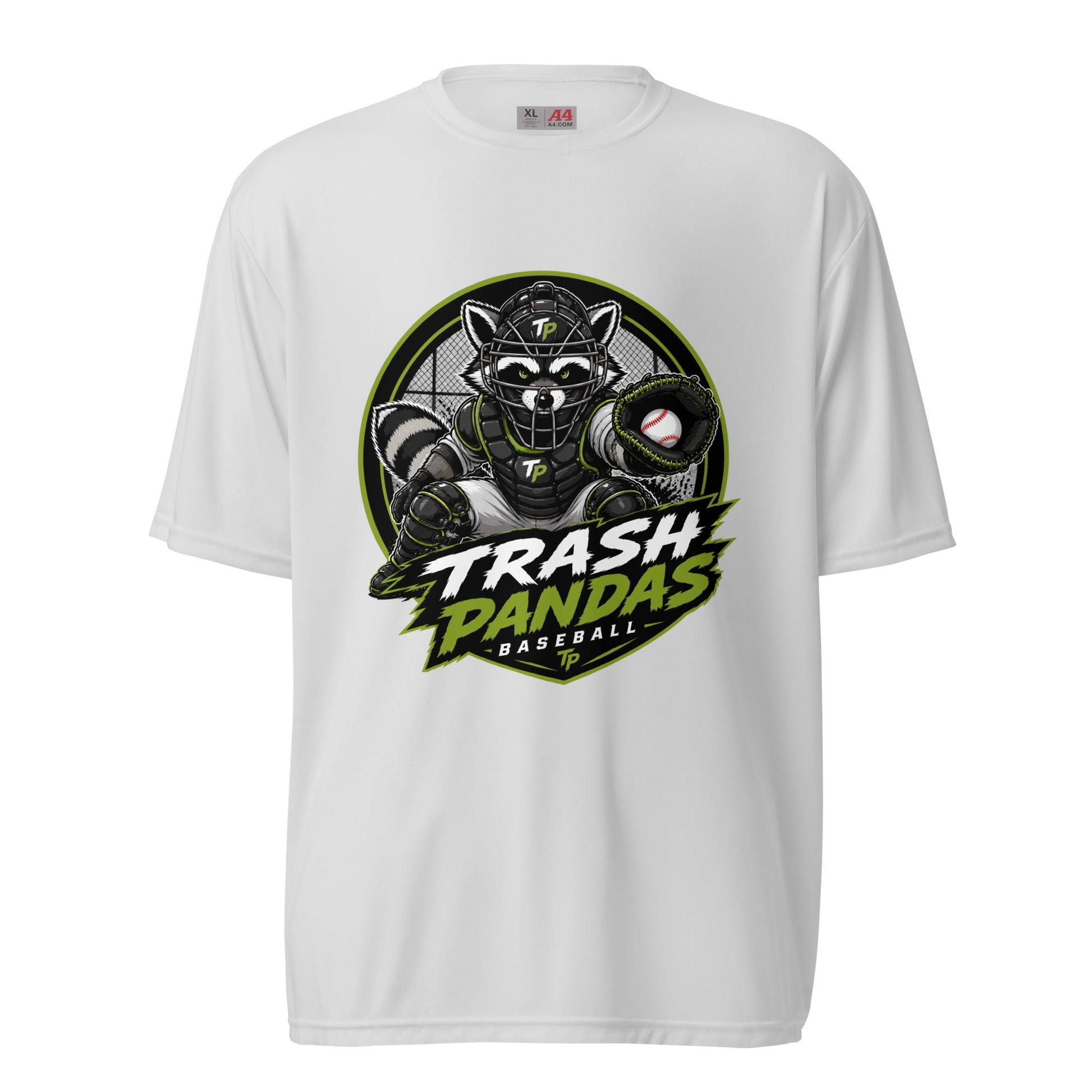 Active | Moisture Wicking Shirt | Trash Pandas Baseball Organization | Athletics Logo