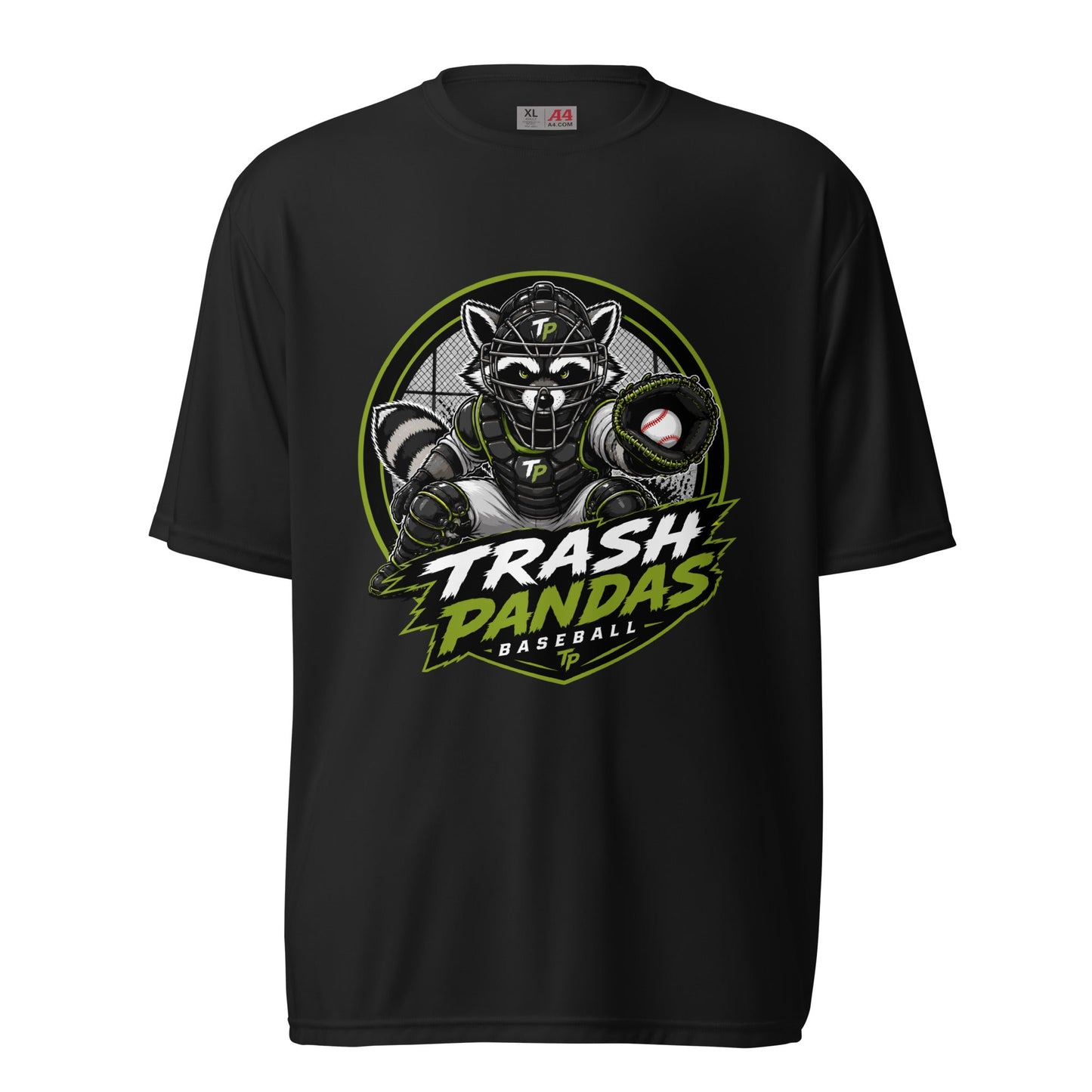 Active | Moisture Wicking Shirt | Trash Pandas Baseball Organization | Athletics Logo