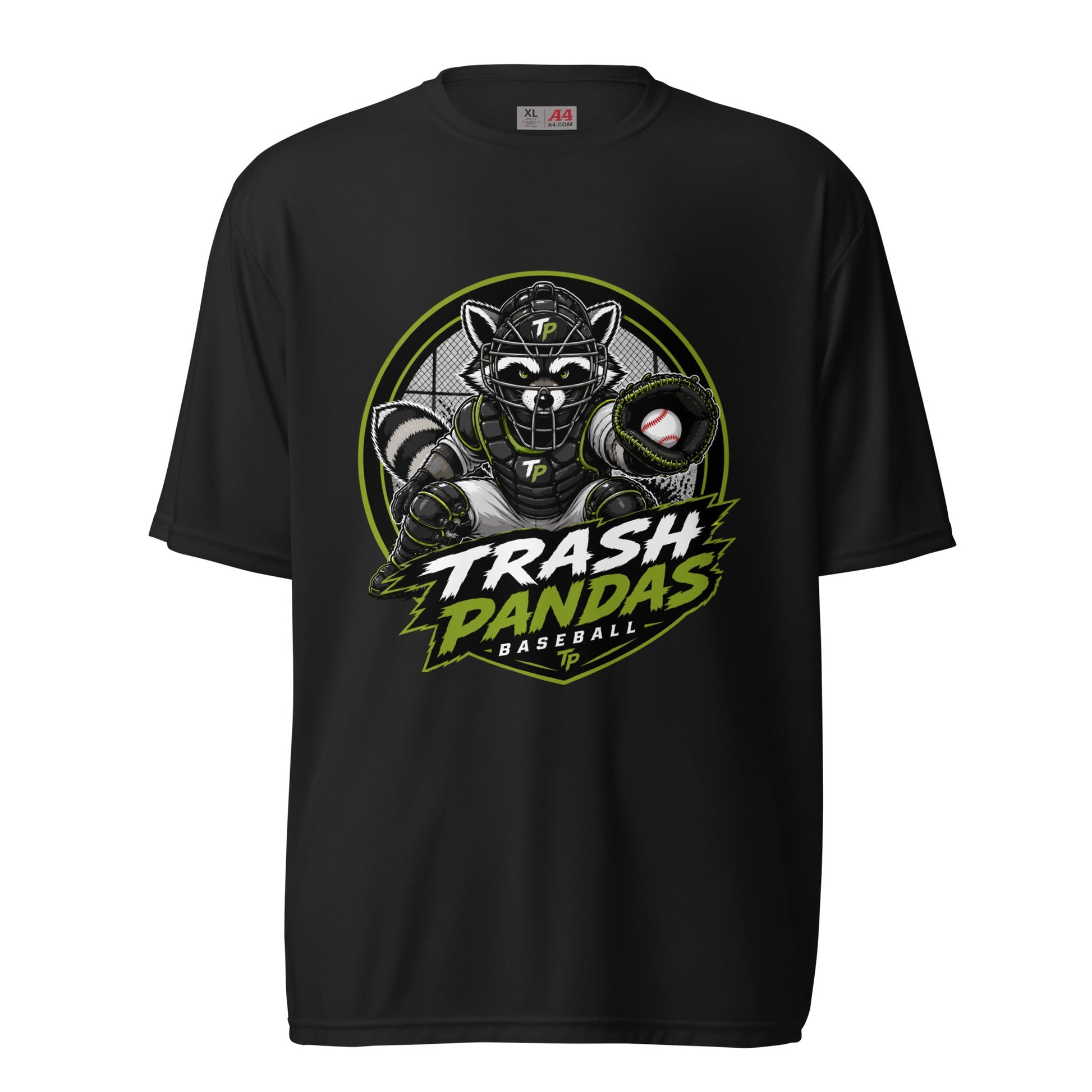 Active | Moisture Wicking Shirt | Trash Pandas Baseball Organization | Athletics Logo