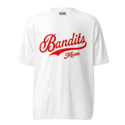 Active | Moisture Wicking Shirt | Tri - City Baseball | Bandits Mom Logo