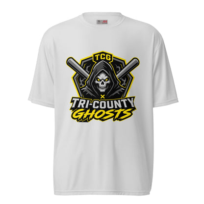 Active | Moisture Wicking Shirt | Tri-County Ghosts | Vanguard Ghosts Logo