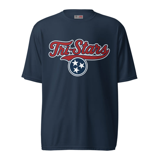 Active | Moisture Wicking Shirt | Tri - Stars | 3 Stars Logo