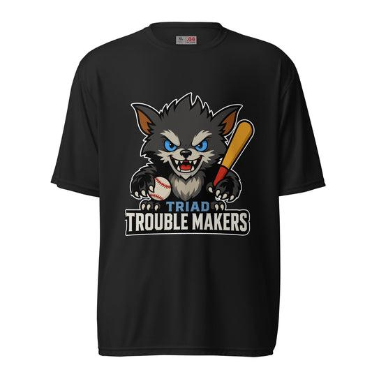 Active | Moisture Wicking Shirt | Triad Troublemakers | Mascot Logo