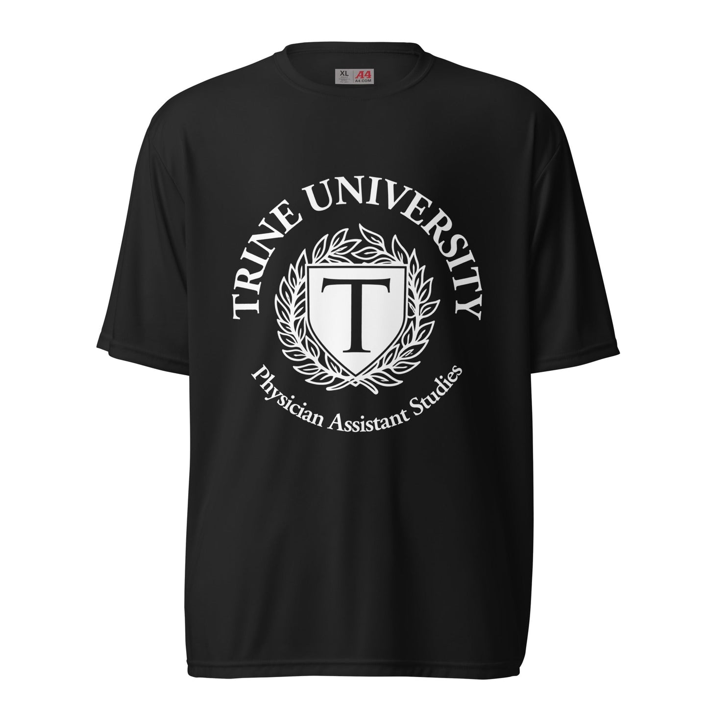 Active | Moisture Wicking Shirt | Trine PA program | Emblem Logo