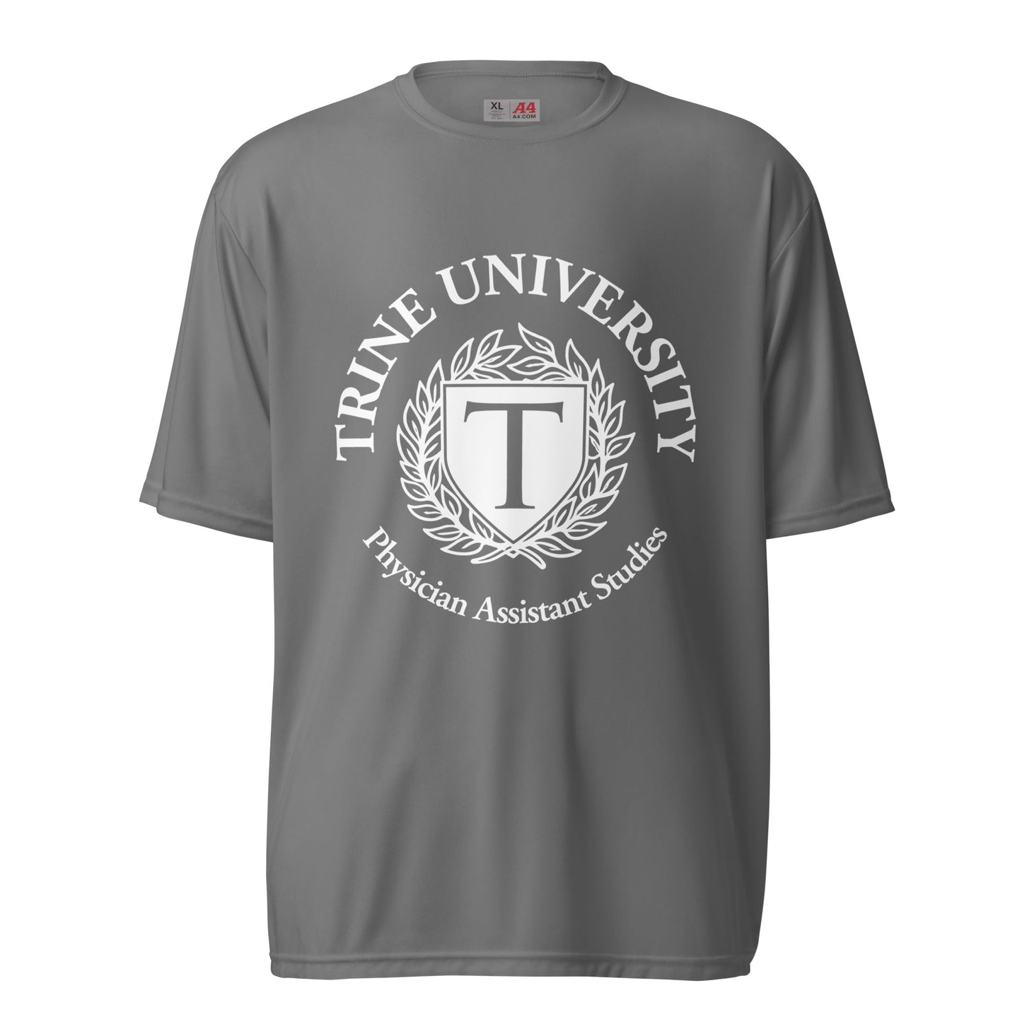Active | Moisture Wicking Shirt | Trine PA program | Emblem Logo