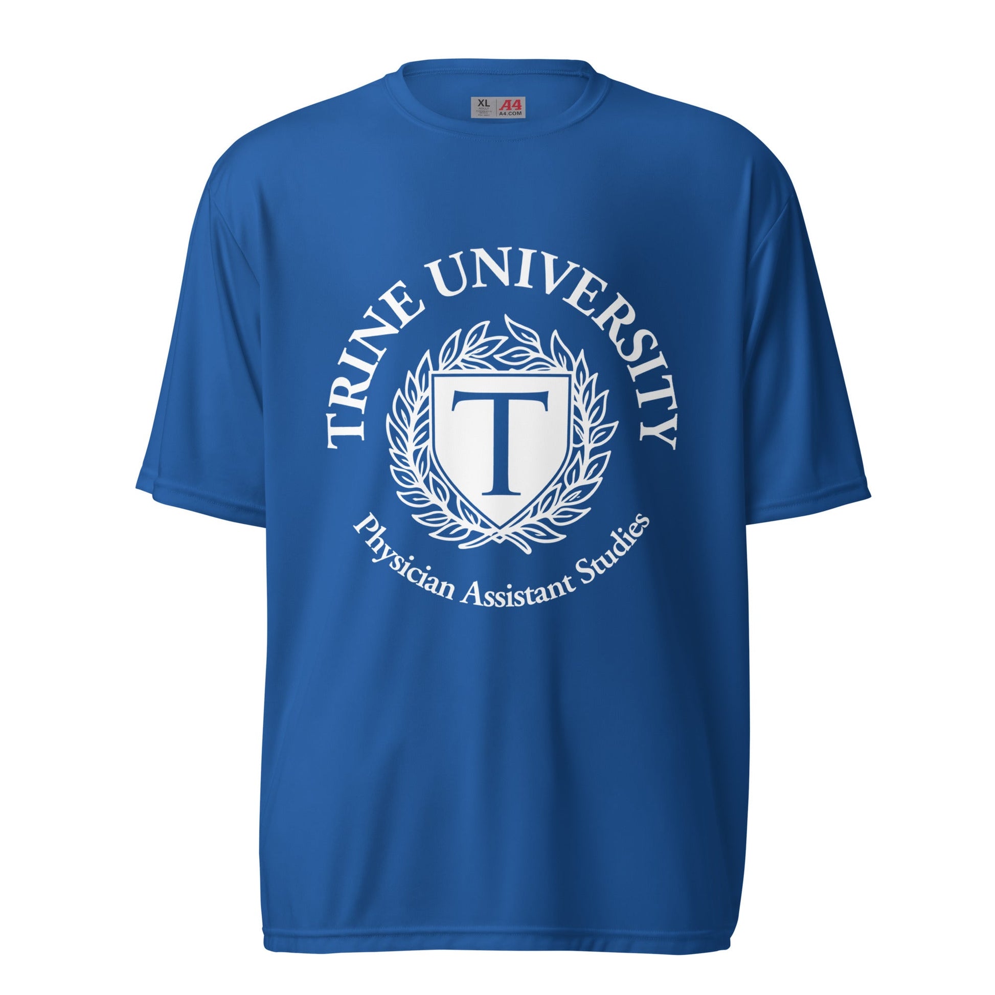 Active | Moisture Wicking Shirt | Trine PA program | Emblem Logo
