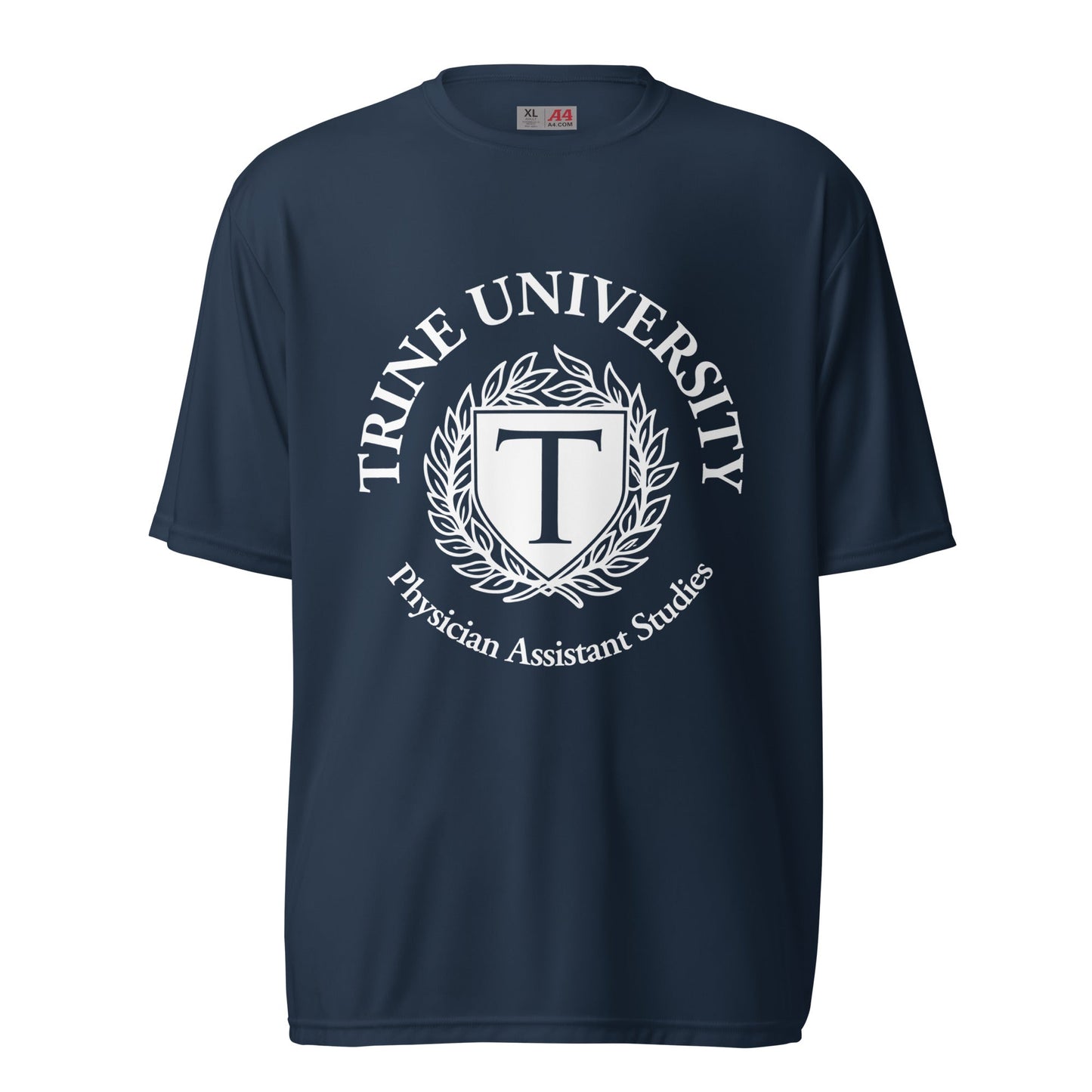 Active | Moisture Wicking Shirt | Trine PA program | Emblem Logo