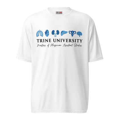 Active | Moisture Wicking Shirt | Trine PA program | Modern Script Logo