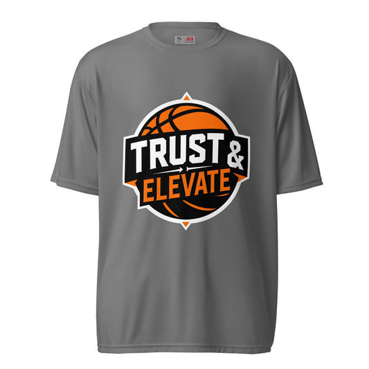 Active | Moisture Wicking Shirt | Trust & Elevate | Athletic Logo