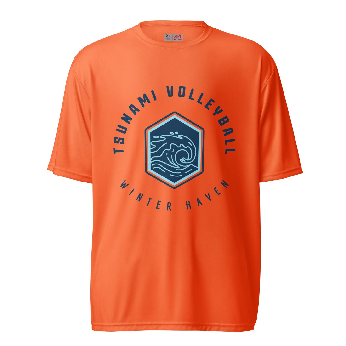 Active | Moisture Wicking Shirt | Tsunami Volleyball Club | Crest Logo
