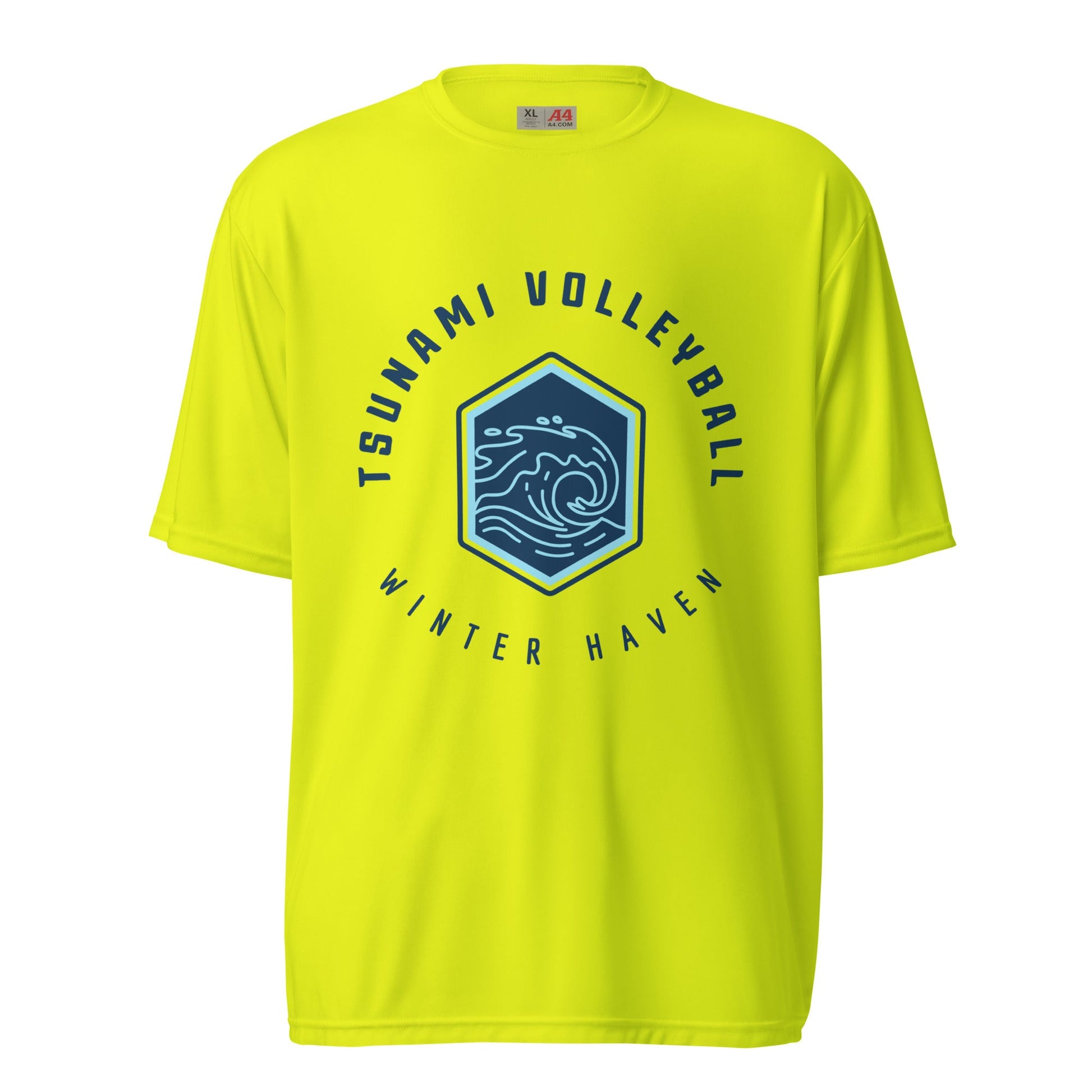 Active | Moisture Wicking Shirt | Tsunami Volleyball Club | Crest Logo