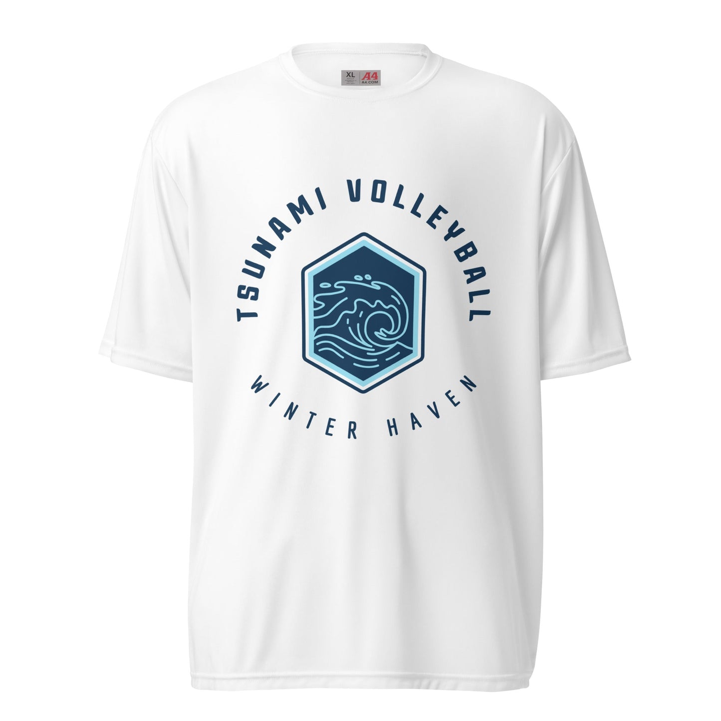 Active | Moisture Wicking Shirt | Tsunami Volleyball Club | Crest Logo