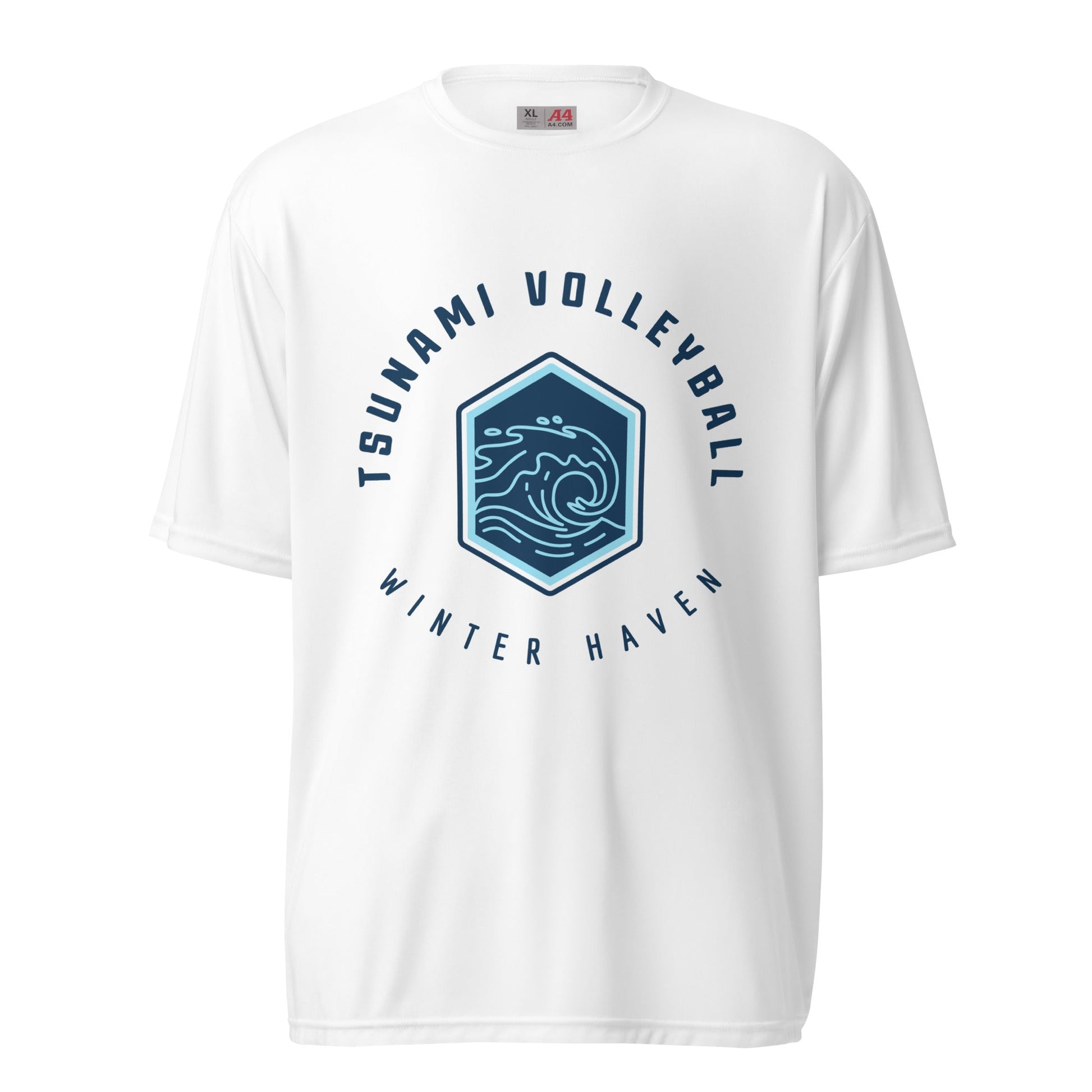Active | Moisture Wicking Shirt | Tsunami Volleyball Club | Crest Logo