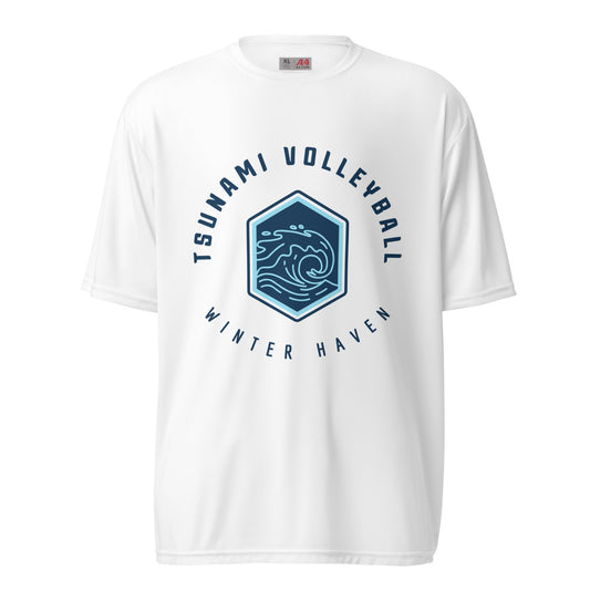 Active | Moisture Wicking Shirt | Tsunami Volleyball Club | Crest Logo