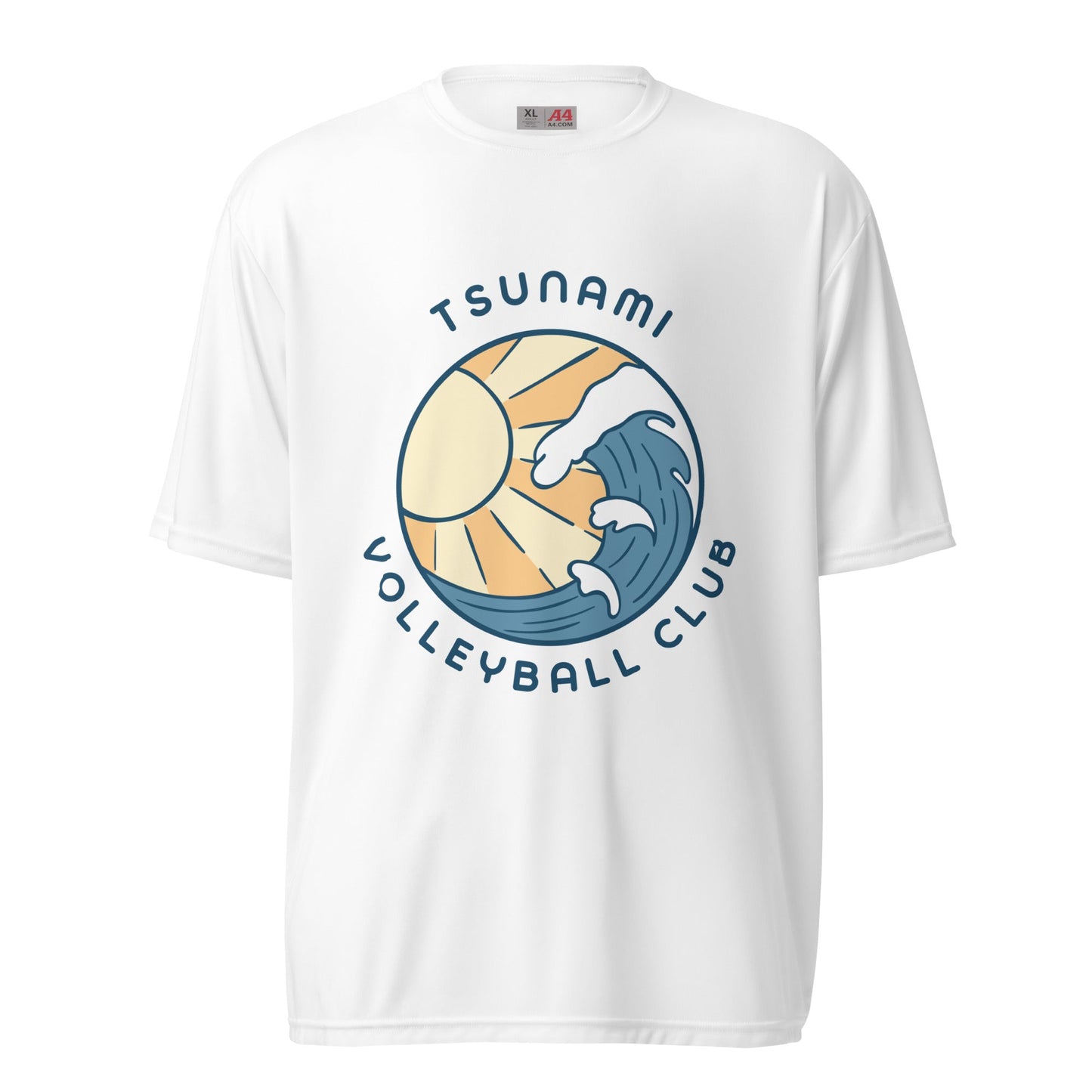 Active | Moisture Wicking Shirt | Tsunami Volleyball Club | Emblem Logo