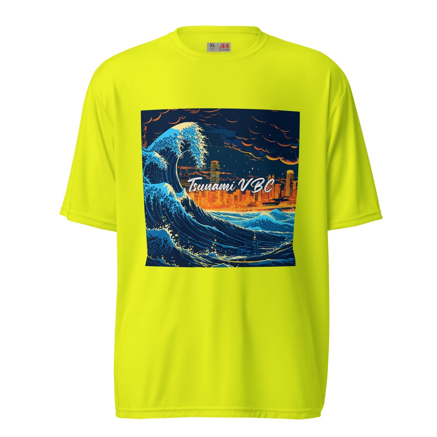 Active | Moisture Wicking Shirt | Tsunami Volleyball Club | Glow Tide Athletics Logo