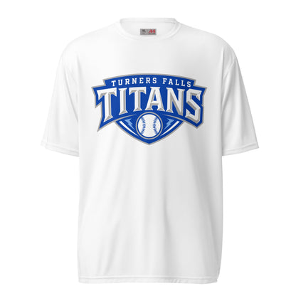 Active | Moisture Wicking Shirt | Turners Falls Titans | Titan Crest Logo