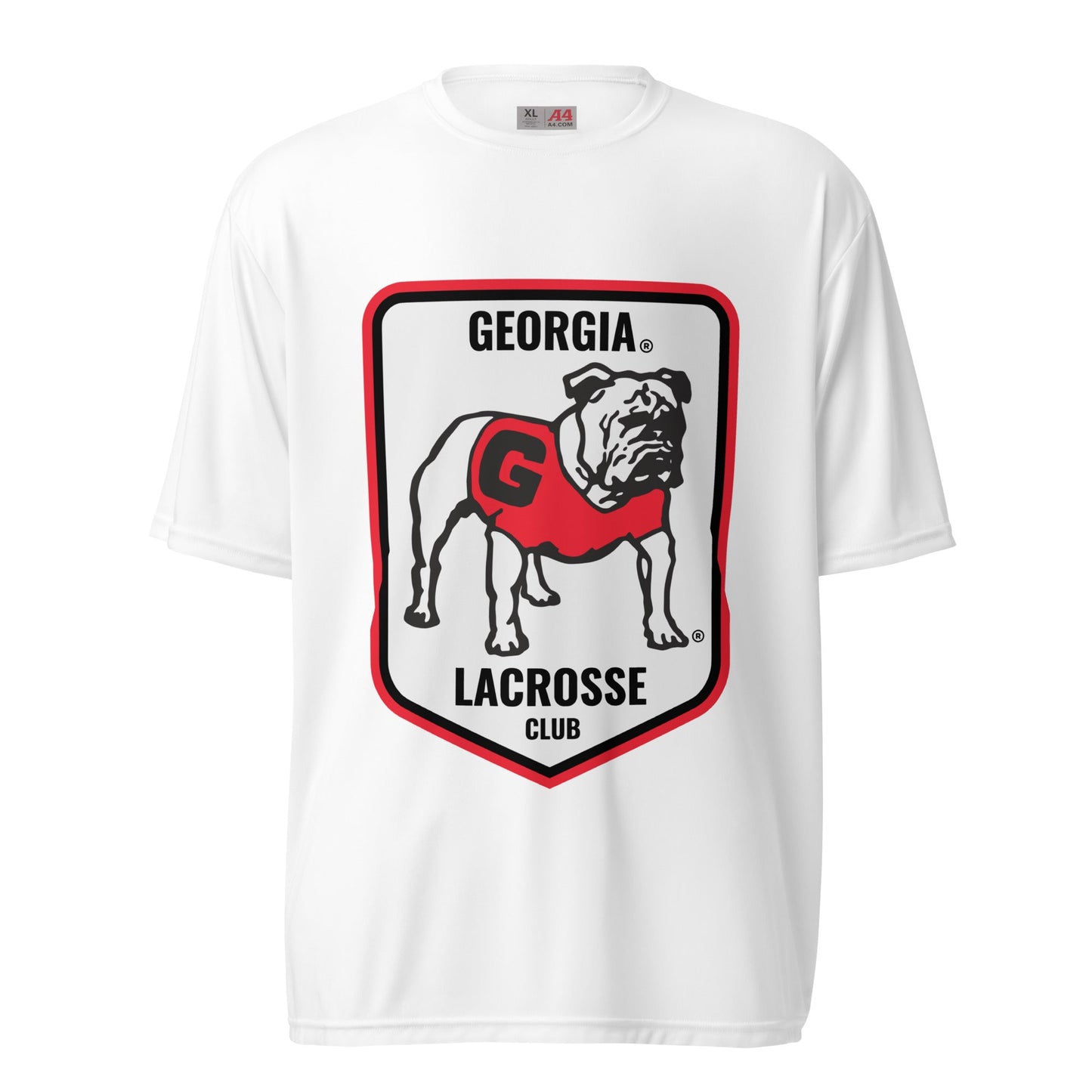 Active | Moisture Wicking Shirt | UGA Club Lacrosse | Shield Logo