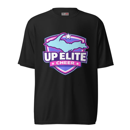 Active | Moisture Wicking Shirt | UP Elite Cheer | Shield Logo