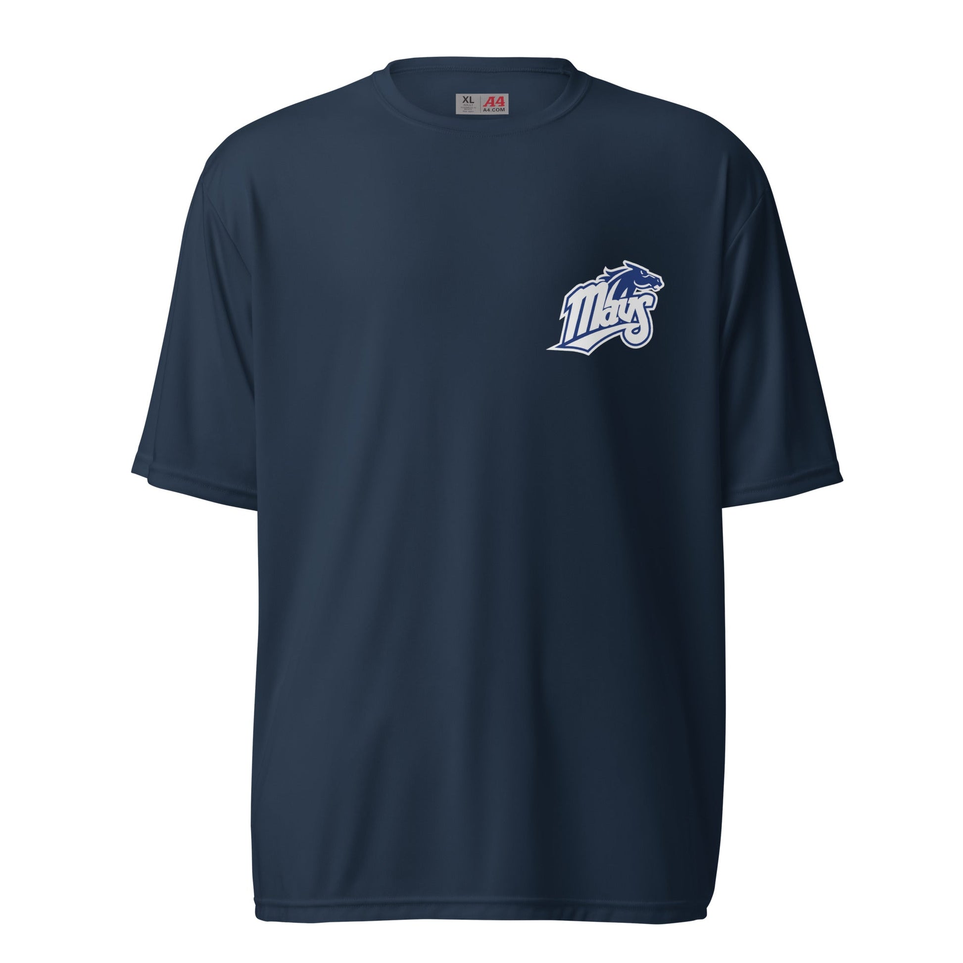 Active | Moisture Wicking Shirt | Upper Makefield Youth Baseball & Softball League | Blue Mavs Logo
