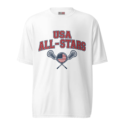 Active | Moisture Wicking Shirt | USA ALL STARS BERLIN 2026 | Modern Script Logo
