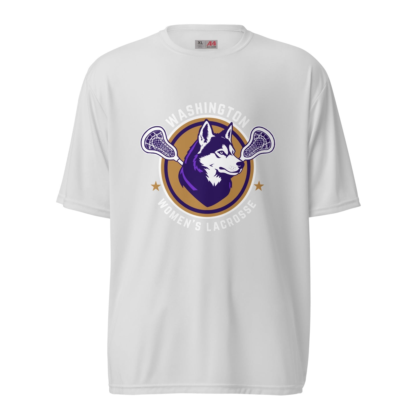 Active | Moisture Wicking Shirt | UW Women's Club Lacrosse | Badge Logo
