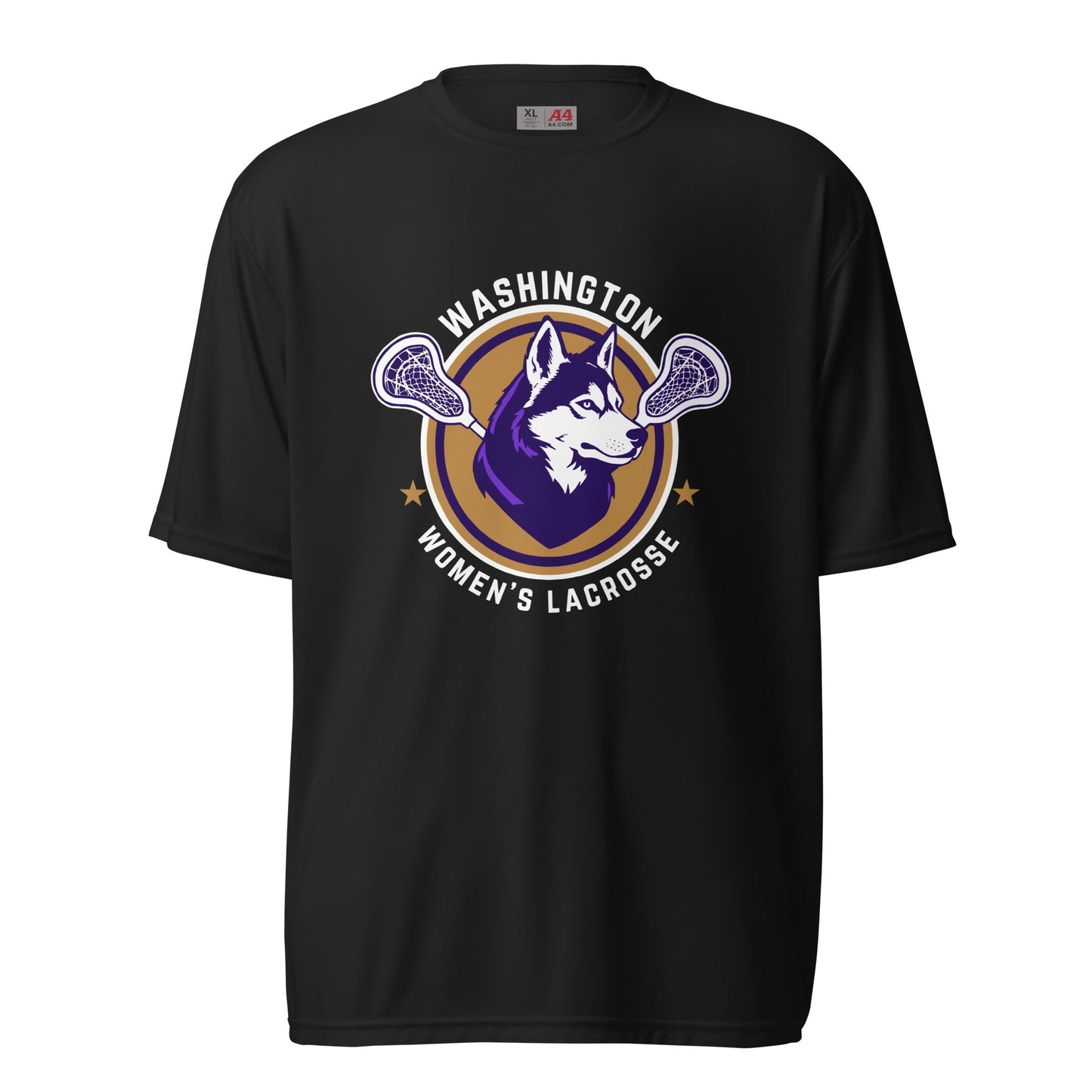 Active | Moisture Wicking Shirt | UW Women's Club Lacrosse | Badge Logo
