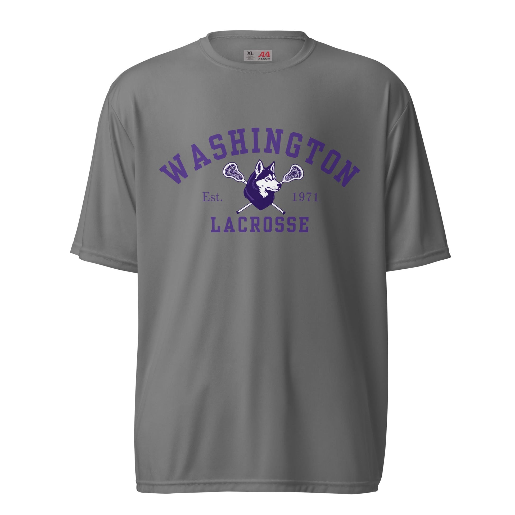 Active | Moisture Wicking Shirt | UW Women's Club Lacrosse | Washington Lacrosse Logo