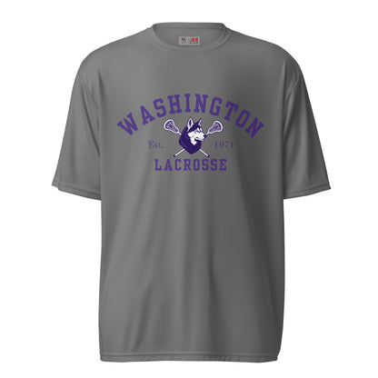 Active | Moisture Wicking Shirt | UW Women's Club Lacrosse | Washington Lacrosse Logo