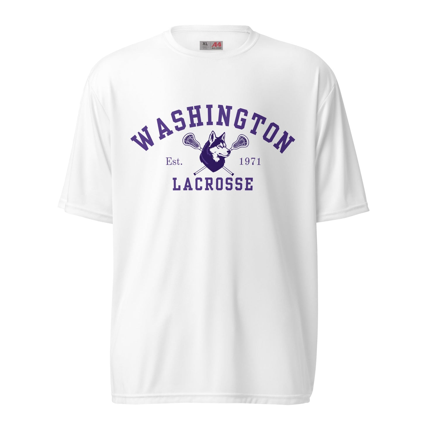 Active | Moisture Wicking Shirt | UW Women's Club Lacrosse | Washington Lacrosse Logo