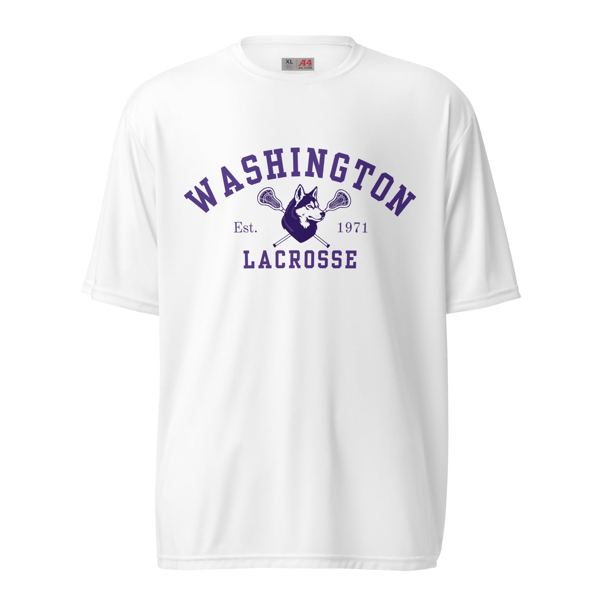 Active | Moisture Wicking Shirt | UW Women's Club Lacrosse | Washington Lacrosse Logo