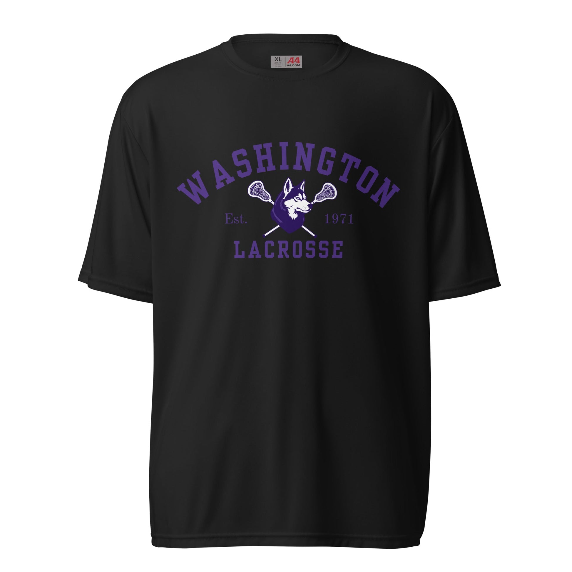 Active | Moisture Wicking Shirt | UW Women's Club Lacrosse | Washington Lacrosse Logo