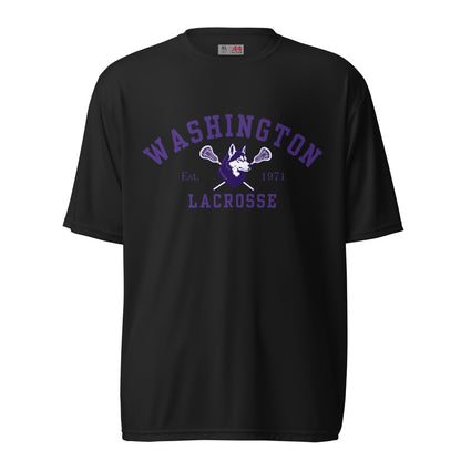 Active | Moisture Wicking Shirt | UW Women's Club Lacrosse | Washington Lacrosse Logo