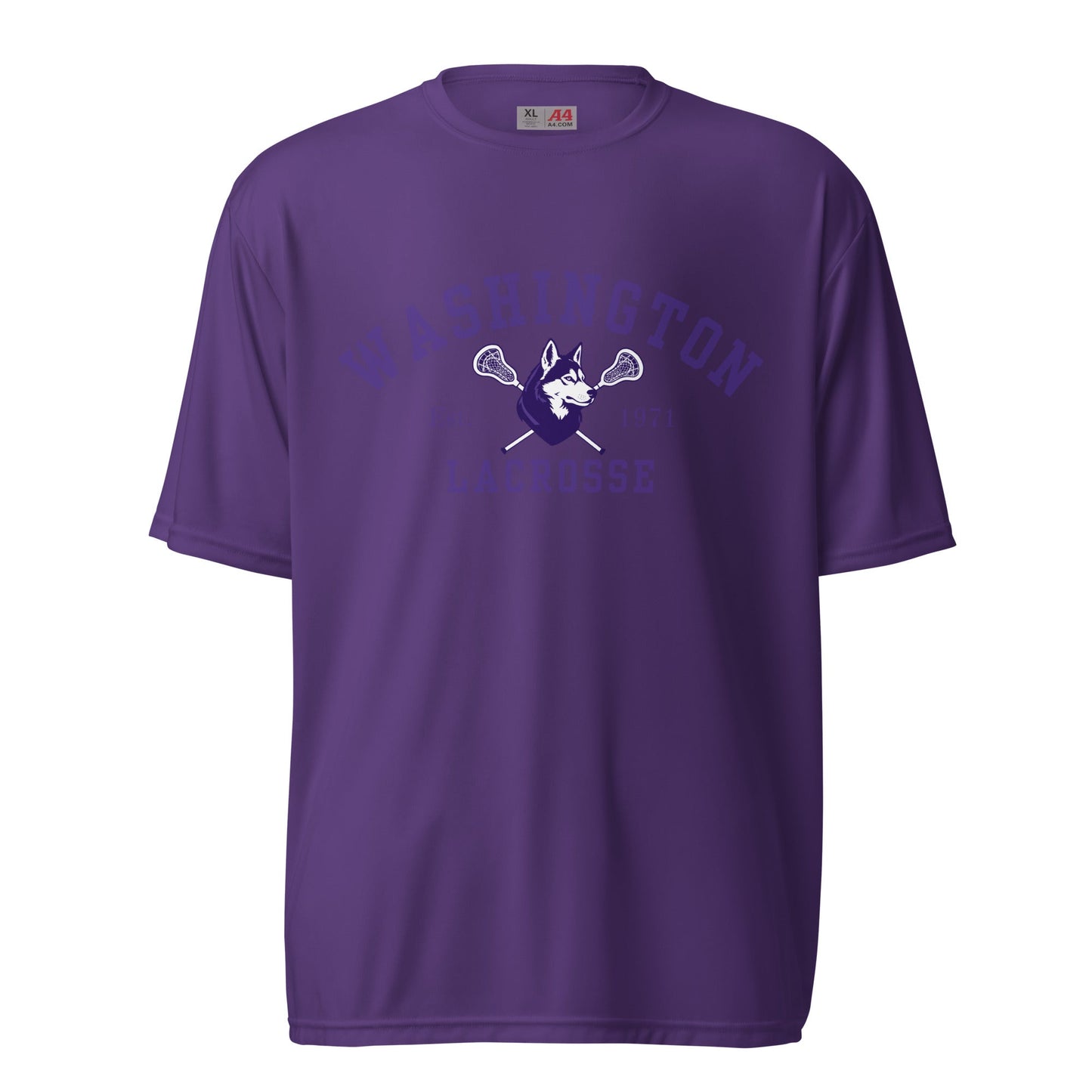 Active | Moisture Wicking Shirt | UW Women's Club Lacrosse | Washington Lacrosse Logo
