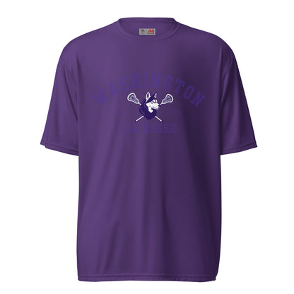 Active | Moisture Wicking Shirt | UW Women's Club Lacrosse | Washington Lacrosse Logo