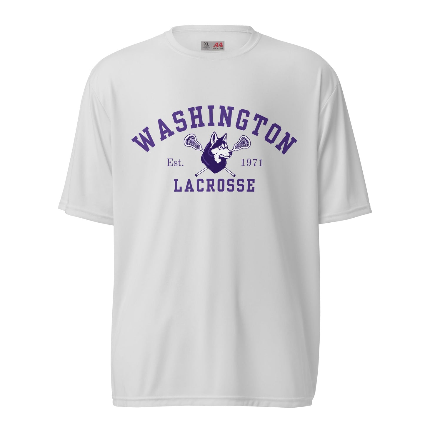 Active | Moisture Wicking Shirt | UW Women's Club Lacrosse | Washington Lacrosse Logo