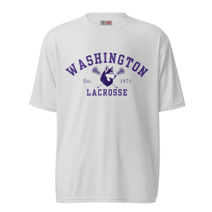 Active | Moisture Wicking Shirt | UW Women's Club Lacrosse | Washington Lacrosse Logo