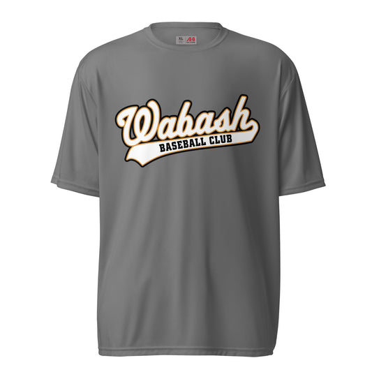 Active | Moisture Wicking Shirt | Wabash Baseball Club | Alt Logo 1