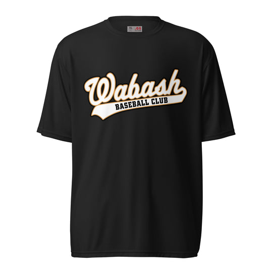 Active | Moisture Wicking Shirt | Wabash Baseball Club | Alt Logo 1